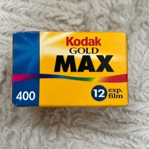 Kodak Gold Max 400 12 exp. film - new in box, vintage expired